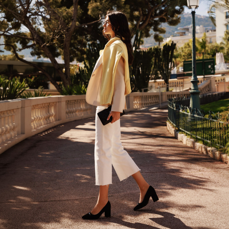 Pantofi eleganti dama 1361 negru velur lifestyle