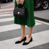 Balerini dama 1360 negru velur lifestyle