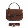 Women hand bag 022g 01 cognac