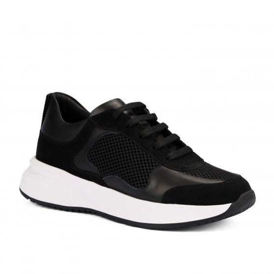 Women sport shoes 6098 black combined