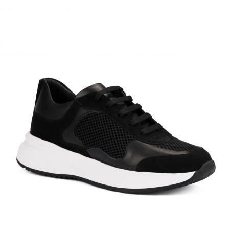 Pantofi sport dama 6098 negru combinat