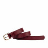 Women belt 46mc bordo