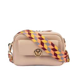 Women shoulder bag 014g biz powder rose