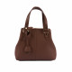 Women shoulder bag 004-1g cognac