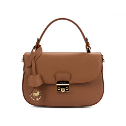 Women hand bag 022g golden brown