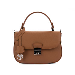 Women hand bag 022g 01 golden brown