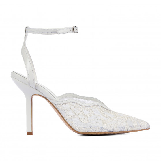 Women sandals 1370 white combined