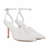 Sandale dama 1370 alb combinat