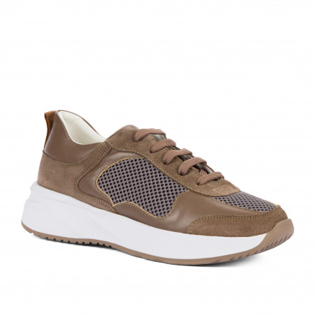 Pantofi sport dama 6098 nisip combinat