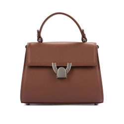 Women shoulder bag 032g 01 cognac