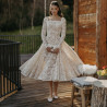 Balerini dama 1369 alb combinat lifestyle