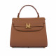 Women shoulder bag 033g golden brown