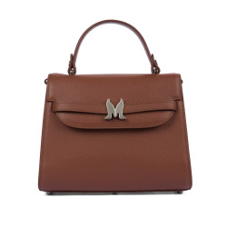 Women shoulder bag 033g 01 cognac