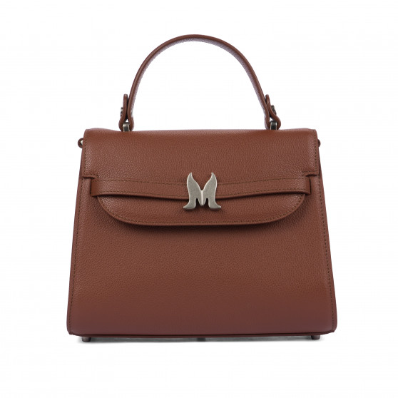 Women shoulder bag 033g 01 cognac