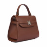 Women shoulder bag 033g 01 cognac