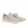 Men loafers, moccasins 9002 beige