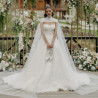 Sandale dama 1370 alb combinat
