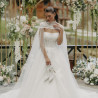 Sandale dama 1370 alb combinat