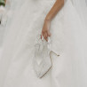 Sandale dama 1370 alb combinat