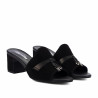 Sandale dama 1367 negru velur