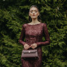 Women shoulder bag 041g bordo
