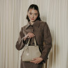Women shoulder bag 004g 01 light grey