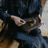 Women hand bag 022g testa di moro