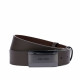 Men belt 52b dark brown