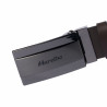 Men belt 52b dark brown
