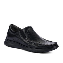 Men loafers, moccasins 9002 black