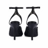 Sandale dama 1370 negru combinat