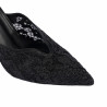Sandale dama 1370 negru combinat