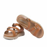 Women sandals 5123-1 brown