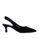 Sandale dama 1338 negru velur