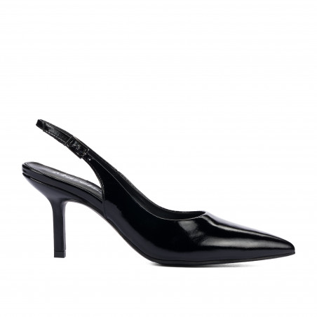 Women sandals 1328 patent black