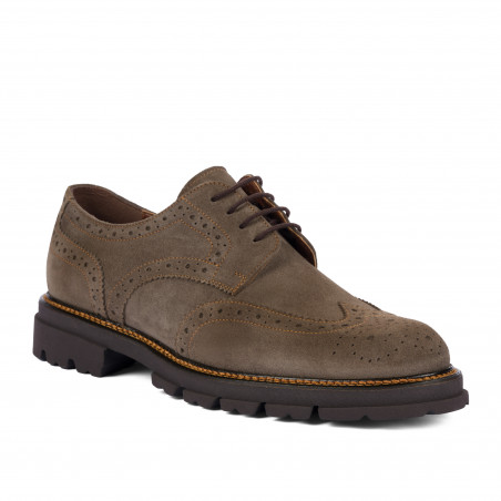 Pantofi casual barbati 989 nisip velur