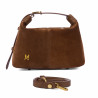 Geanta dama de mana 037-1g suede brown