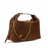 Geanta dama de mana 037g suede brown
