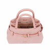 Women hand bag 056g camoscio baby pink
