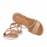 Children sandals 541 beige combined