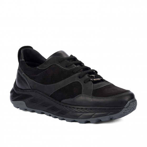 Pantofi casual/sport barbati 996 negru velur combinat