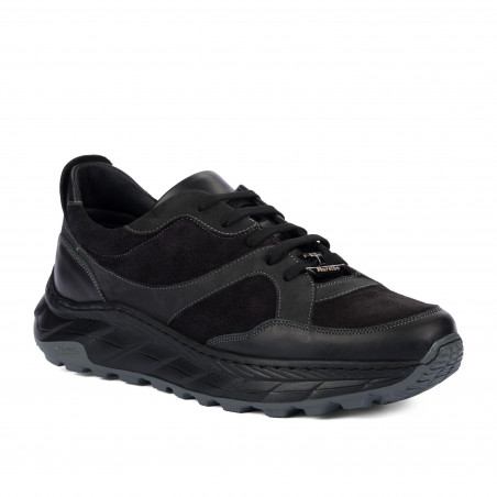 Pantofi casual/sport barbati 996 negru velur combinat