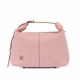 Women hand bag 037-1g 01 camoscio baby pink