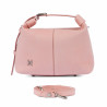 Women hand bag 037-1g 01 camoscio baby pink