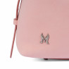 Women hand bag 037-1g 01 camoscio baby pink