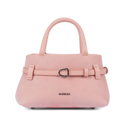 Women hand bag 056g 01 camoscio baby pink