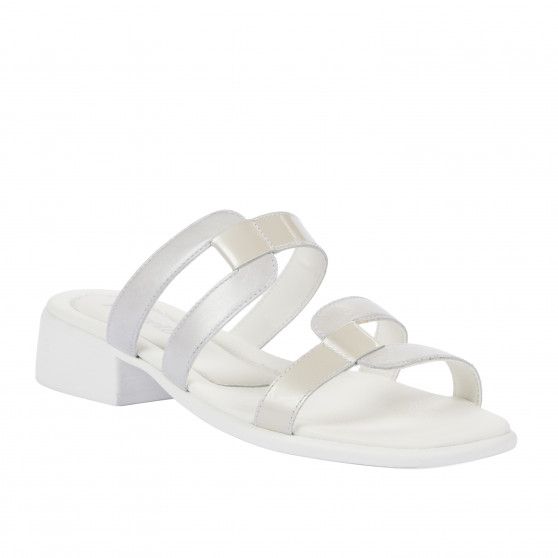 Sandale dama 5130 alb sidef