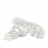 Women sandals 5130 white pearl