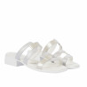 Women sandals 5130 white pearl