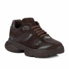 Pantofi sport dama 6102 ciocolata combinat
